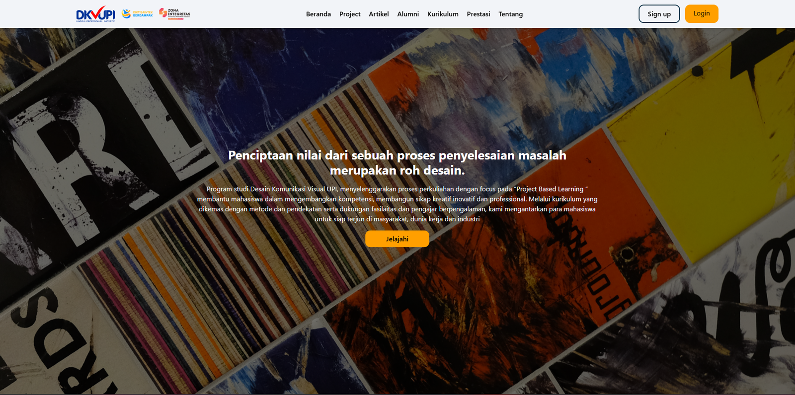 Preview Website DKV UPI
